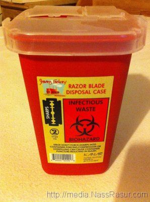 Razor Blade Disposal Case